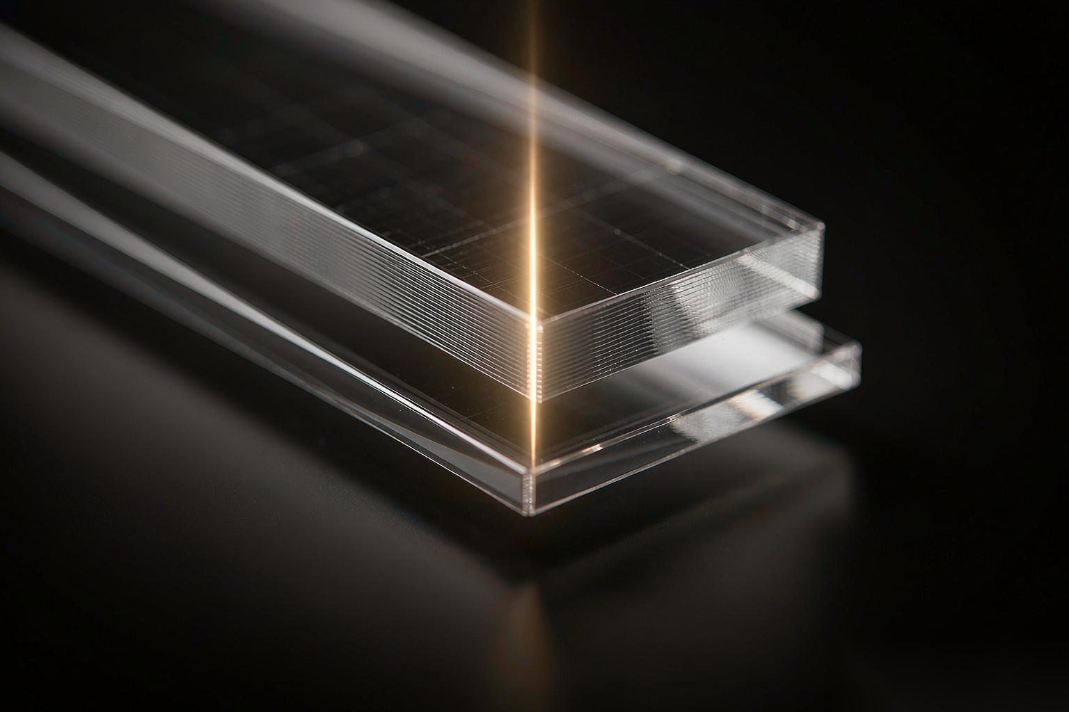 Golden light path through a waveguide
